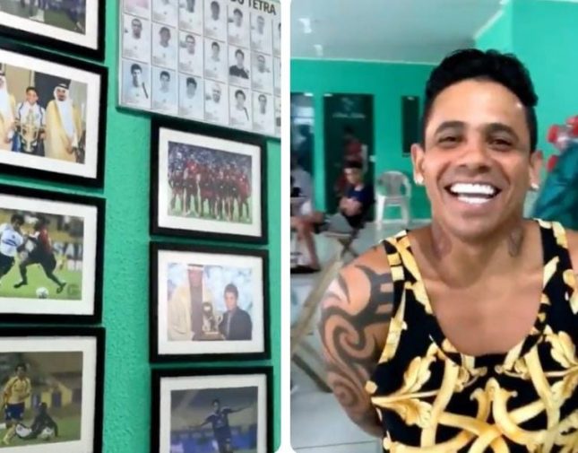 شاهد.. لاعب النصر السابق جوزيه ألتون يؤسس أكاديمية في البرازيل تحمل شعار السعودية وابنه يردد النشيد الوطني