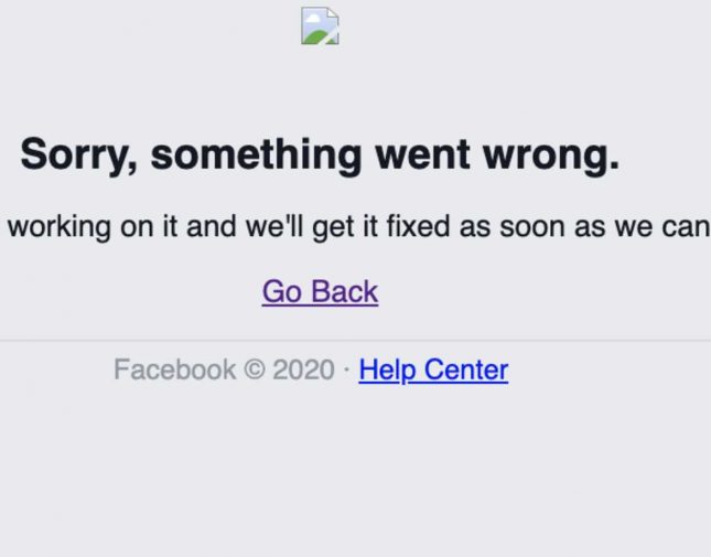 خبر صادم: اختفاء موقع فيسبوك من شبكة الإنترنت