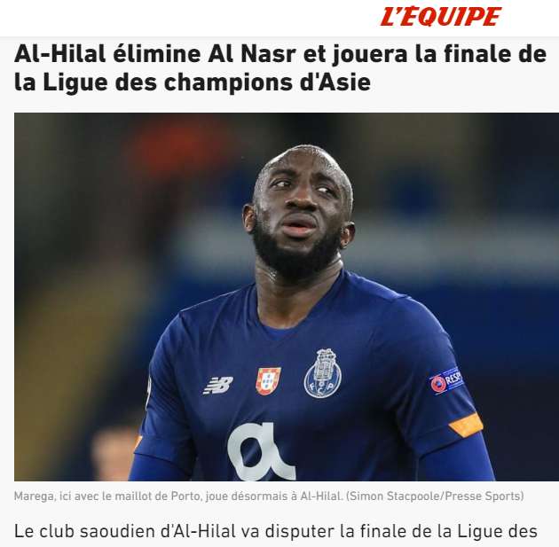 صحيفة فرنسية: الهلال قضى على النصر في دوري أبطال آسيا