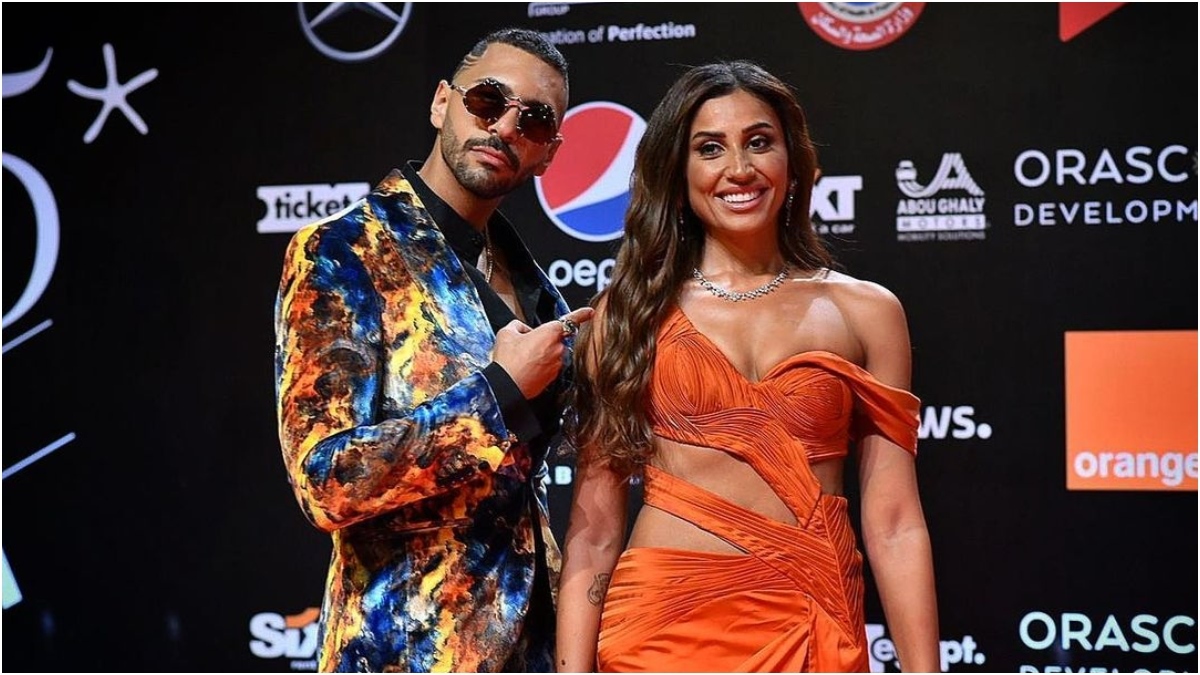 هكذا رد حسن أبو الروس ودينا الشربيني على انتشار أنباء خلافهما