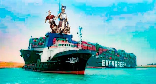 مع تأخر تعويم السفينة العالقة في قناة السويس.. تعليقات عربية وعالمية ساخرة وطريفة حول الأزمة